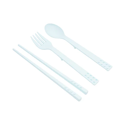 Gambar Ataru Alat Makan Bloks Set 3 pcs Random
