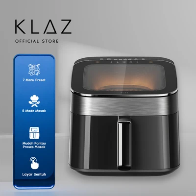 Gambar Klaz Air Fryer Digital 6.5 Liter 1200 watt - Hitam