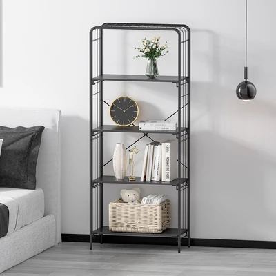 Gambar Stora Nordic Rak Besi 5 Tingkat - Hitam