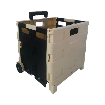 Gambar Maxbuilt Troli Lipat Portable 25 kg - Krem