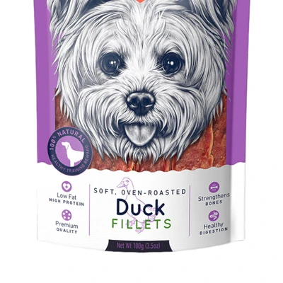 Gambar Wanpy Camilan Anjing Soft Duck Fillets 100 gr