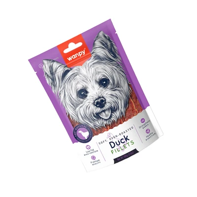 Gambar Wanpy Camilan Anjing Soft Duck Fillets 100 gr