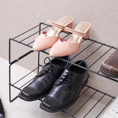 Gambar Stora Rak Sepatu Twin 2 Tingkat - Hitam