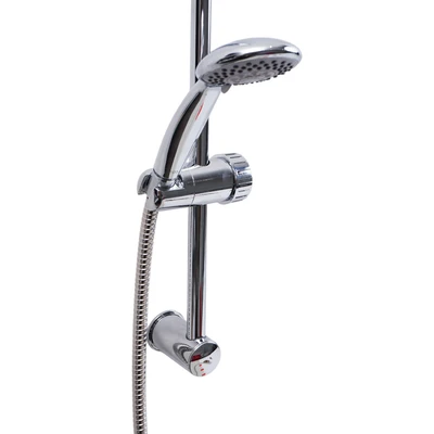 Gambar Fosa 8 cm Set Shower Mandi Slidrail 3F Chrom972