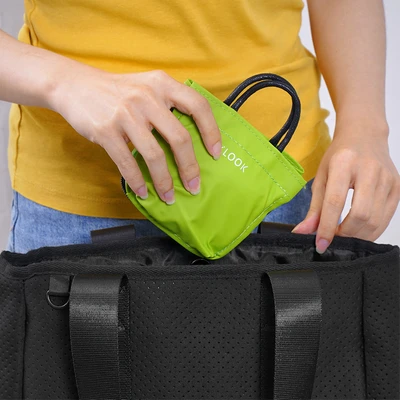 Gambar Ilook Tote Bag Lipat Polyester - Hitam