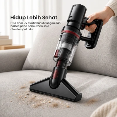 Gambar Klaz Vacuum Cleaner Dry Cordless Flexible Dengan Mop - Hitam