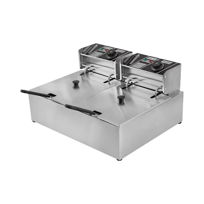 Gambar Kris Deep Fryer Elektrik 2x5.5 Ltr - Abu-Abu