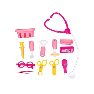 Gambar Pretty Missy Playset 3 In 1 Doctor Trolley Case Minnie - Putih/pink