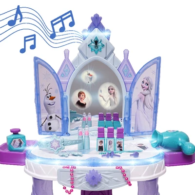 Gambar Pretty Missy Playset Mirror Dressing Table Frozen Ii - Ungu