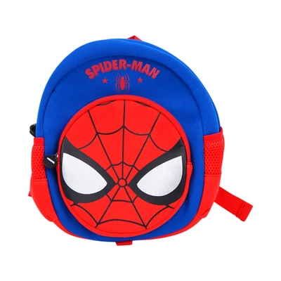 Gambar Marvel Tas Ransel Anak Neoprene Cartoon Spiderman - Merah/Biru