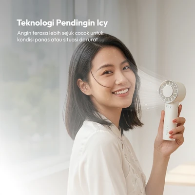 Gambar APA Kipas Angin Portabel Icy 3 Inch - Putih