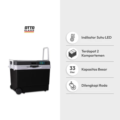 Gambar Otto Klasse 33 ltr Cooler Box Top Loading Cool & Warm - Abu-Abu