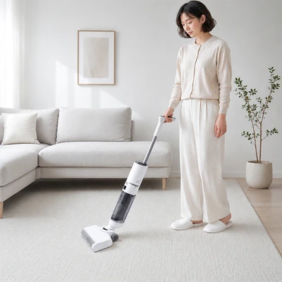 Gambar Kels Vacuum Cleaner Wet & Dry Cordless Single Roll - Putih