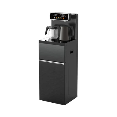 Gambar Kels Savon Dispenser Air Bottom Loading Elektrik Dengan Kettle & Tea Pot - Hitam
