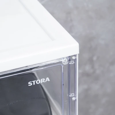 Gambar Stora Rak Sepatu 6 Tingkat Foldable Transparan