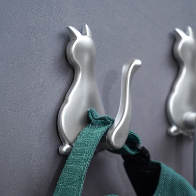 Gambar Stora Gantungan Dinding Permanen Cat Set 2 pcs - Silver