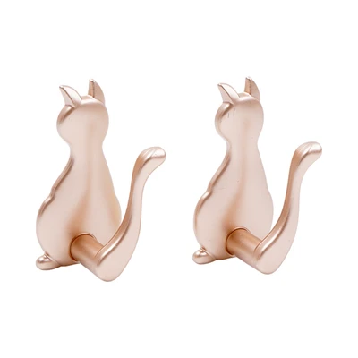 Gambar Stora Gantungan Dinding Permanen Cat Set 2 pcs - Rose Gold