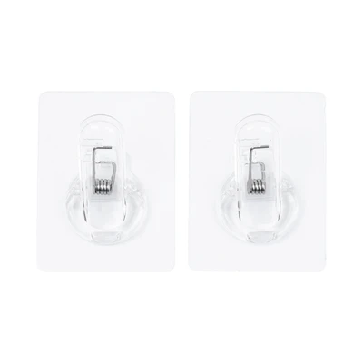 Gambar Stora Gantungan Dinding & Clip Permanen Set 2 pcs Transparan