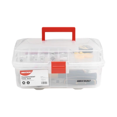 Gambar Maxbuilt Kotak Perkakas Dengan 2 Tingkat Organizer Transparan