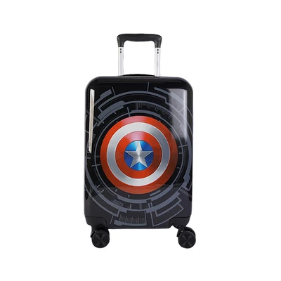 Gambar Mesuca Koper Pc & Abs Tsa Lock Captain America 20 Inch - Hitam