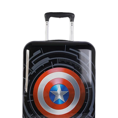 Gambar Mesuca Koper Pc & Abs Tsa Lock Captain America 20 Inch - Hitam