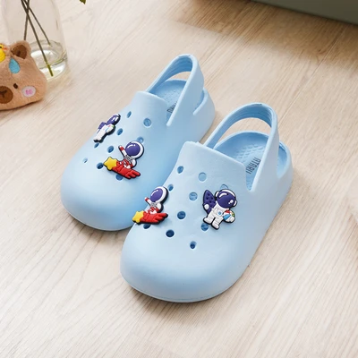 Gambar Ataru Ukuran 29 Sandal Anak Clogs - Biru