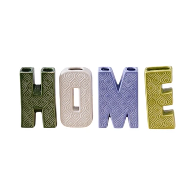 Gambar Informa Patung Miniatur Dekorasi Home 26x3.5x11 cm Set 4 pcs - Hijau