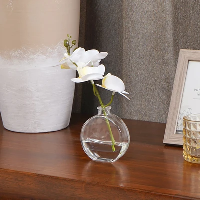 Gambar Informa Bunga Artifisial Orchid Dengan Pot 8.2x8.2x22.5 cm - Putih
