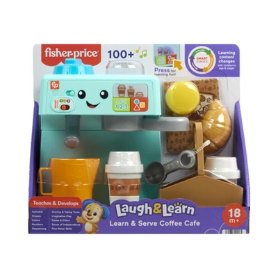 Gambar Fisher Price Playset Laugh & Learn Serve Coffee Cafe Htw96