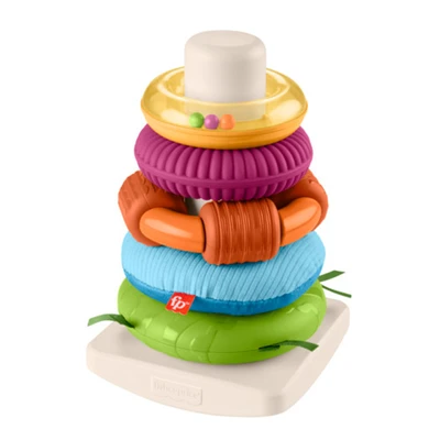 Gambar Fisher Price Set Sensory Rock A Stack Roly Poly Stacking Hxk47
