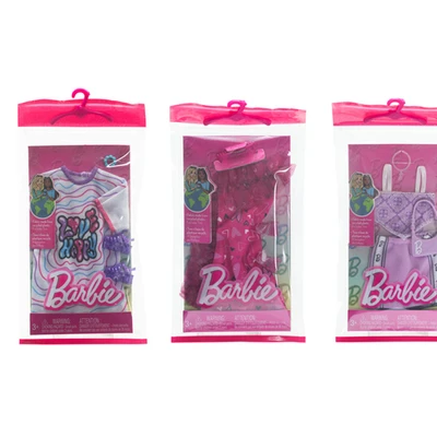 Gambar Barbie Set Fashion & Accessories Clothes Gwd96 Random