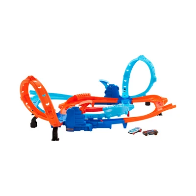 Gambar Hot Wheels Playset Ultra Hots Blast Launch Face-off Hxr71 - Mix