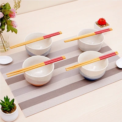 Gambar Delicia Abyss Mangkuk Dengan Sumpit Set 4 pcs - Mix