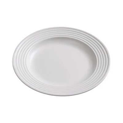 Gambar Delicia Piring Saji Dessert Stoneware Swirls 20 cm - Krem