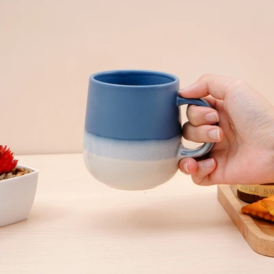 Gambar Delicia Clody Mug Keramik Stoneware 500 ml Set 2 pcs - Mix