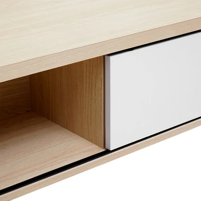 Gambar Informa Nordic Meja Tamu - Putih Oak