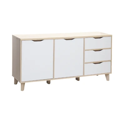 Gambar Informa Nordic Rak TV High - Putih/Oak