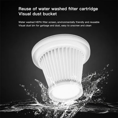 Gambar Klaz Refill Filter Vacuum Cleaner Dry Folding Set 2 Pcs - Putih
