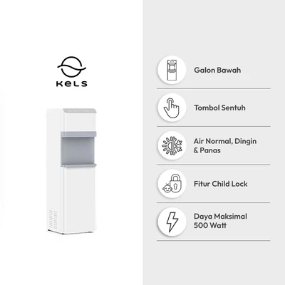 Gambar Kels Allis Dispenser Air Bottom Loading - Putih