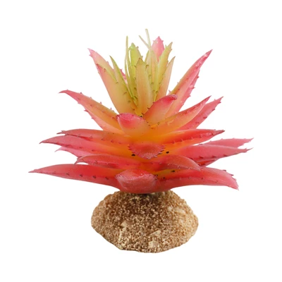 Gambar Fishland Dekorasi Akuarium Tanaman Artifisial 8 cm - Merah