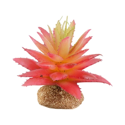 Gambar Fishland Dekorasi Akuarium Tanaman Artifisial 8 cm - Merah