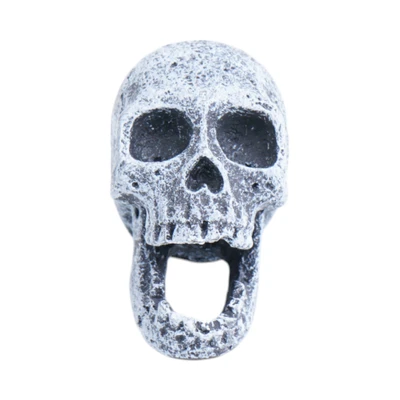 Gambar Fishland Dekorasi Akuarium Polyresin Skull 5.5 cm - Abu-Abu
