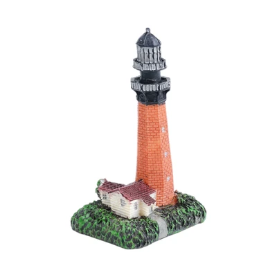 Gambar Fishland Dekorasi Akuarium Poylresin Lighthouse 5.5 cm - Merah