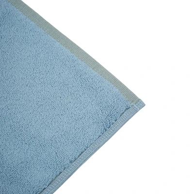 Gambar Forhom Keset Kamar Mandi Katun Dual Color 40x60 cm - Biru/Hijau