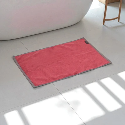 Gambar Forhom Keset Kamar Mandi Dual Color 40x60 cm - Hijau/Merah