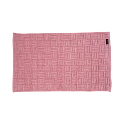 Gambar Forhom Meander Keset Kamar Mandi Katun Embossed 45x70 cm - Pink