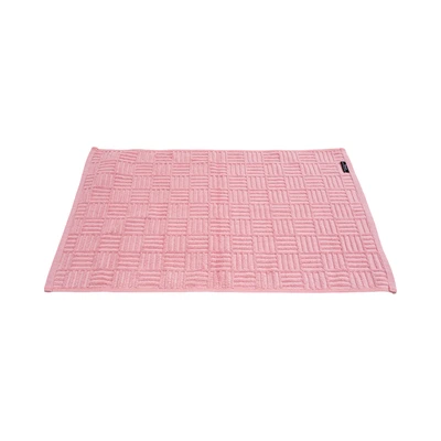 Gambar Forhom Meander Keset Kamar Mandi Katun Embossed 45x70 cm - Pink