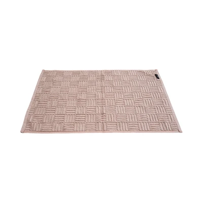 Gambar Forhom Meander Keset Kamar Mandi Katun Embossed 45x70 cm - Mocha