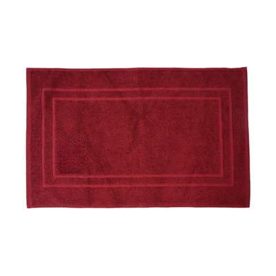 Gambar Forhom Keset Kamar Mandi Embossed 45x70 cm- Merah Bordeaux
