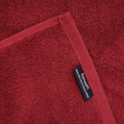 Gambar Forhom Keset Kamar Mandi Embossed 45x70 cm- Merah Bordeaux